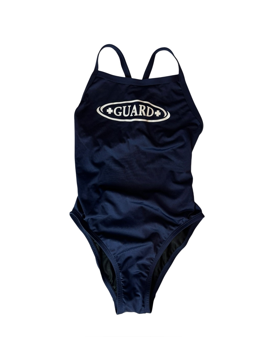 The Lifeguard Store navy "Guard" one piece swimsuit bathing suite size 30 (XXS)